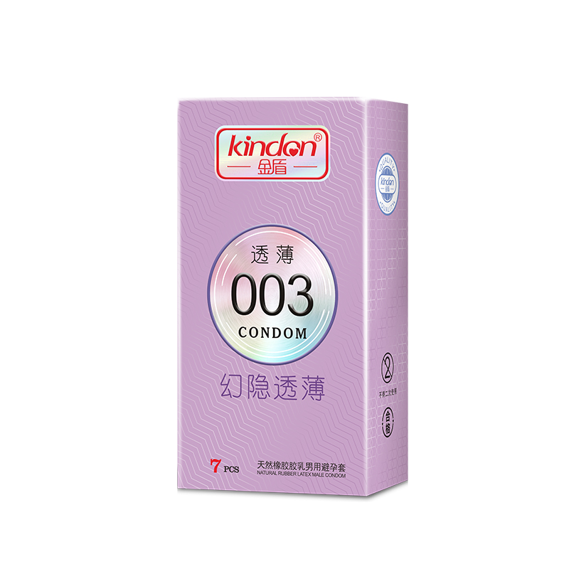 中國避孕套品牌金盾透薄003系列幻影透薄超薄避孕套7只裝