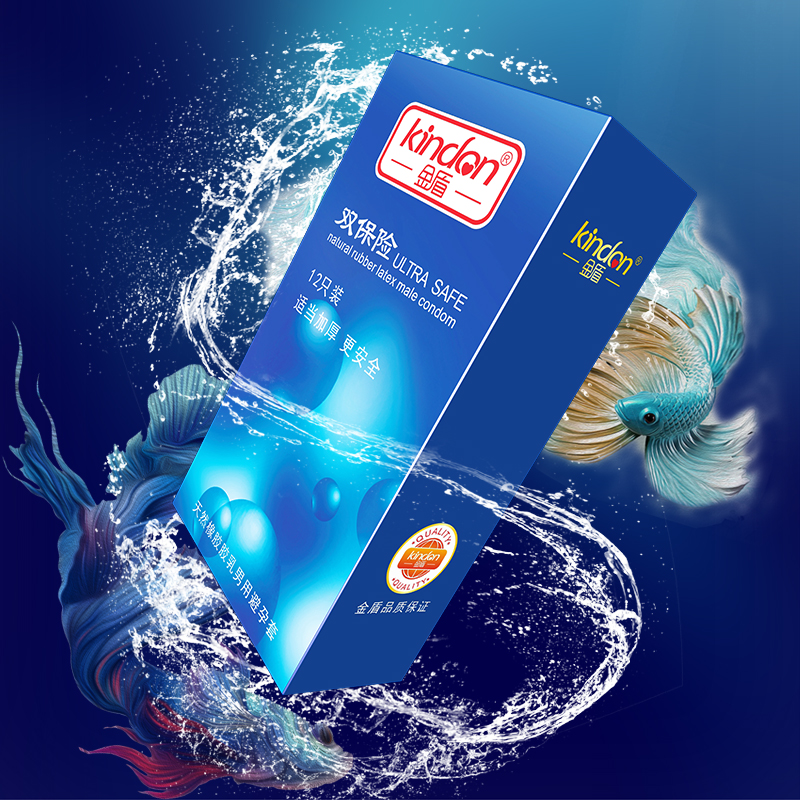 金盾避孕套夢幻系列雙保險12只裝